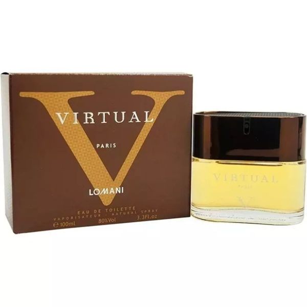 ادکلن لومانی ویرچوال اصل LOMANI VIRTUAL حجم 100 میل