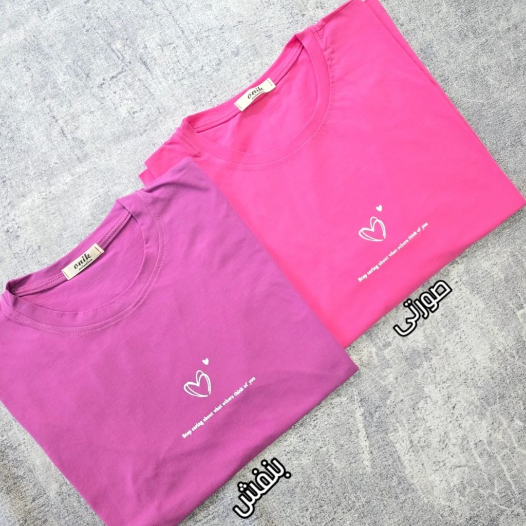 خرید انلاین تیشرت باکسی زنانه نخ پنبه