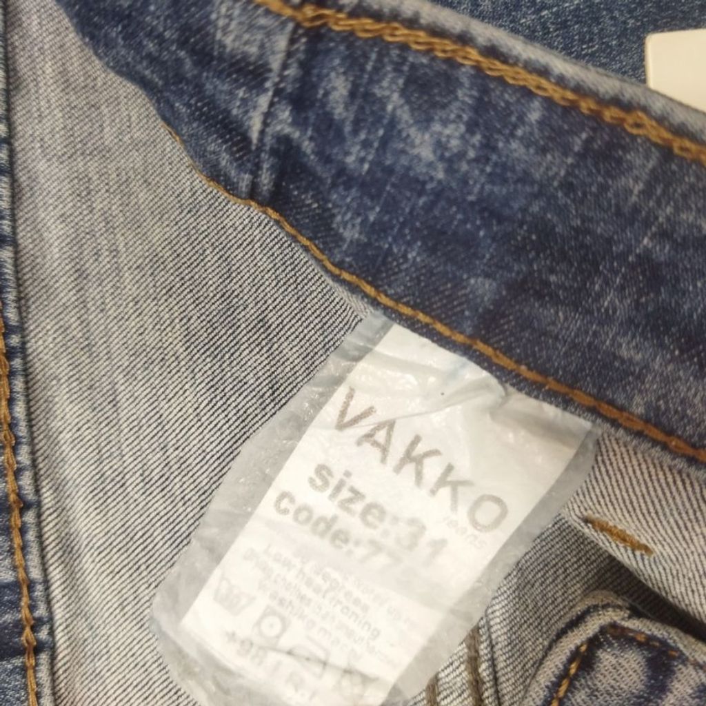 خرید آنلاین شلوار لی مام فیت دم پا پاکتی زنانه shl6r