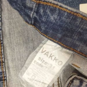 خرید آنلاین شلوار لی مام فیت دم پا پاکتی زنانه shl6r