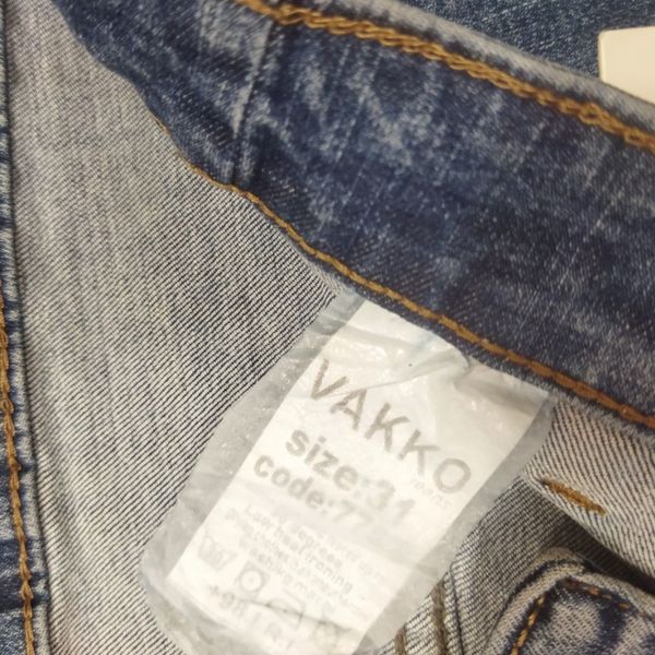 شلوار لی مام فیت دم پا پاکتی زنانه shl6r