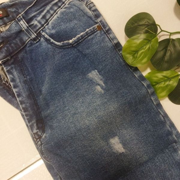 شلوار لی مام فیت زنانه shl73