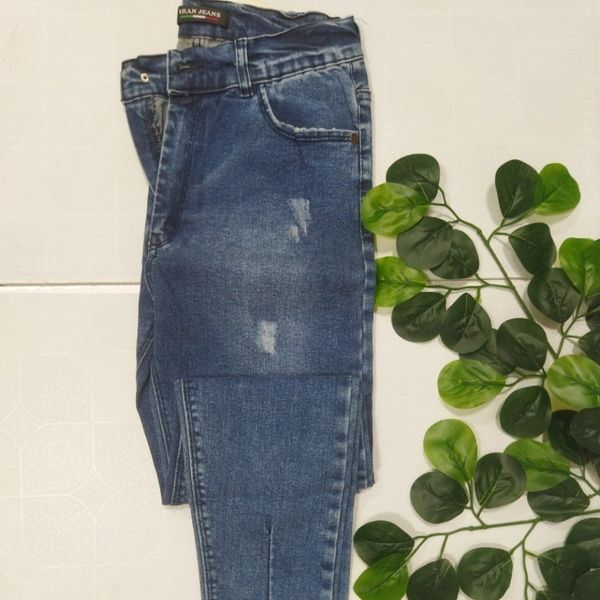 شلوار لی مام فیت زنانه shl73