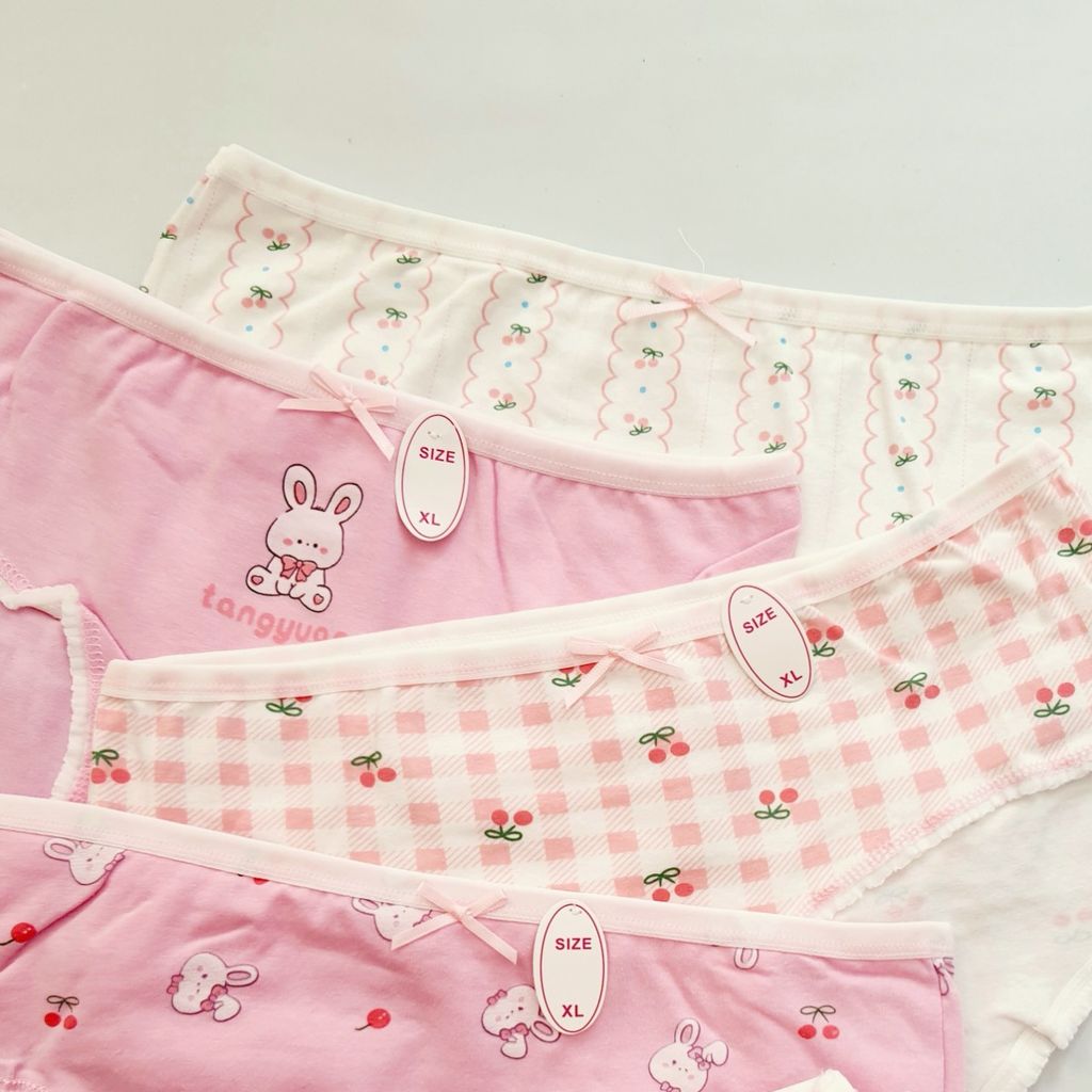 قیمت شورت عروسکی زنانه طرح خرگوش بسته 4 عددی