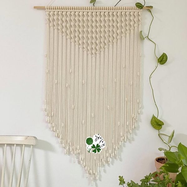 دیوارکوب مکرومه بافی طرح آبشار چشم نواز