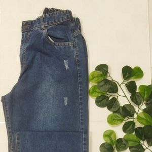 شلوار لی بگ زنانه shor83