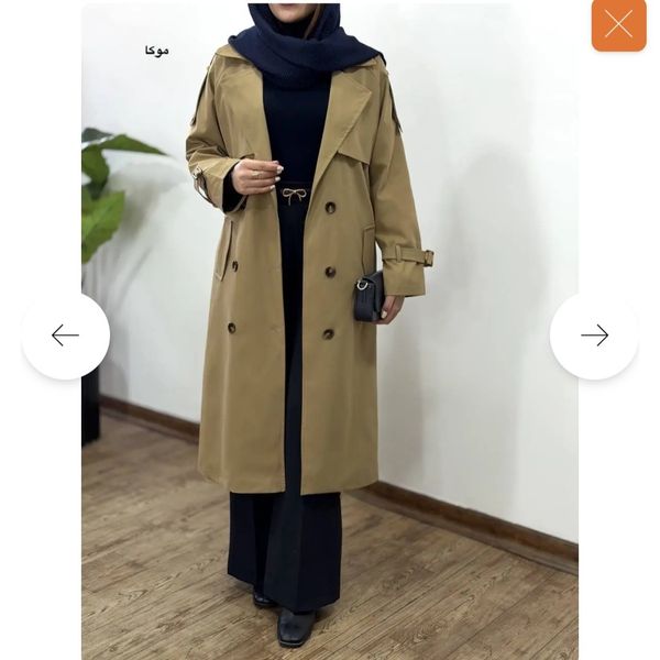 ترنچ کت بلند آستردار نورا 1