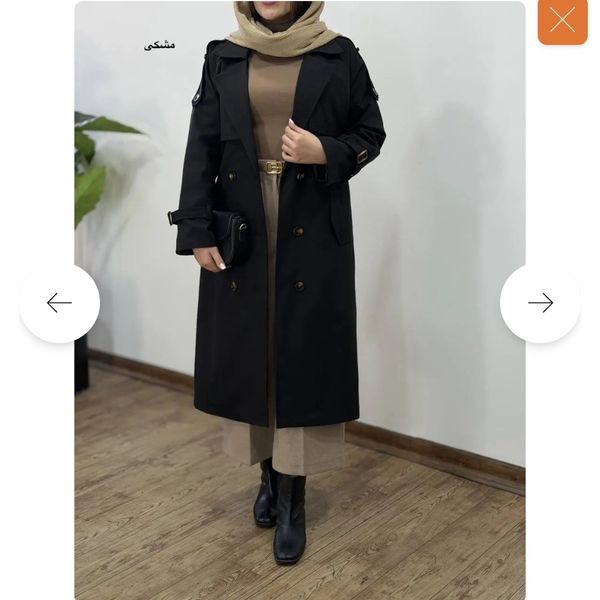 ترنچ کت بلند آستردار نورا 1