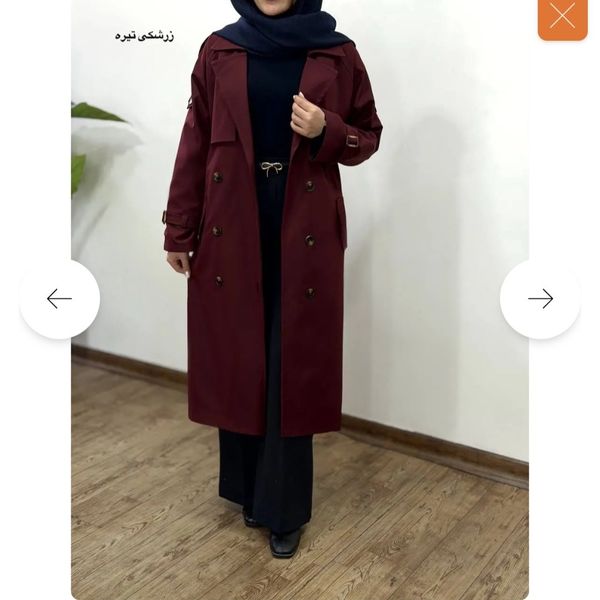 ترنچ کت بلند آستردار نورا 1