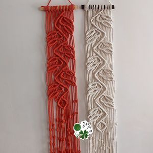 خرید آنلاین آویز دیواری مکرومه طرح ،،جوانه های بهاری،،