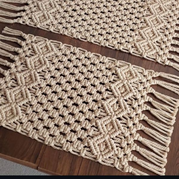 رانرو رومیزی دستبافت طرح