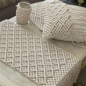 رانر دستبافت مکرومه طرح،،چشم نواز