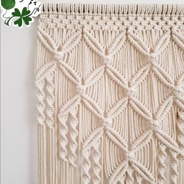 دیوارکوب مکرومه بافی طرح،،گره آرام،،چشم نواز