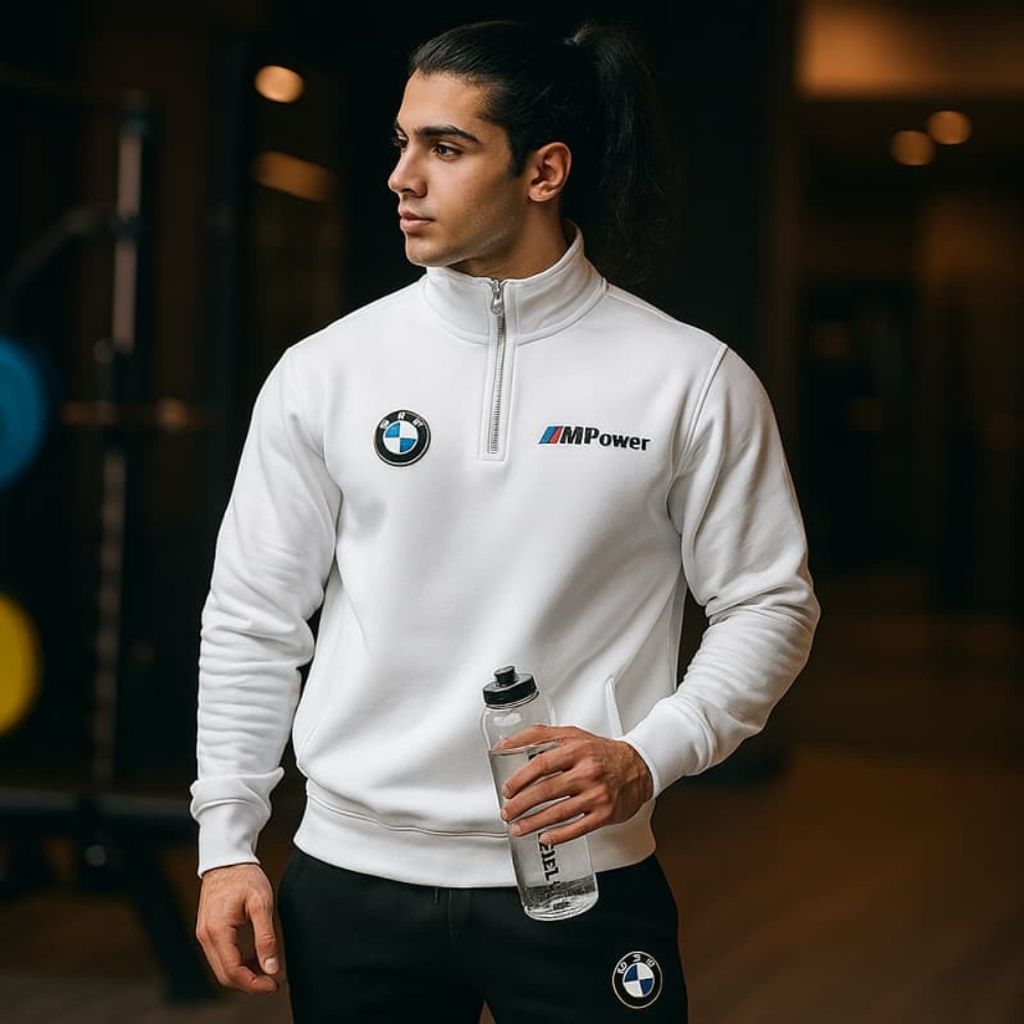 مشخصات ست دورس و شلوار BMW مردانه طرح MPower