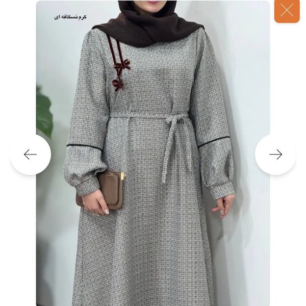 پیراهن مانتویی بلند سوپر کلوش سها 1 جلی