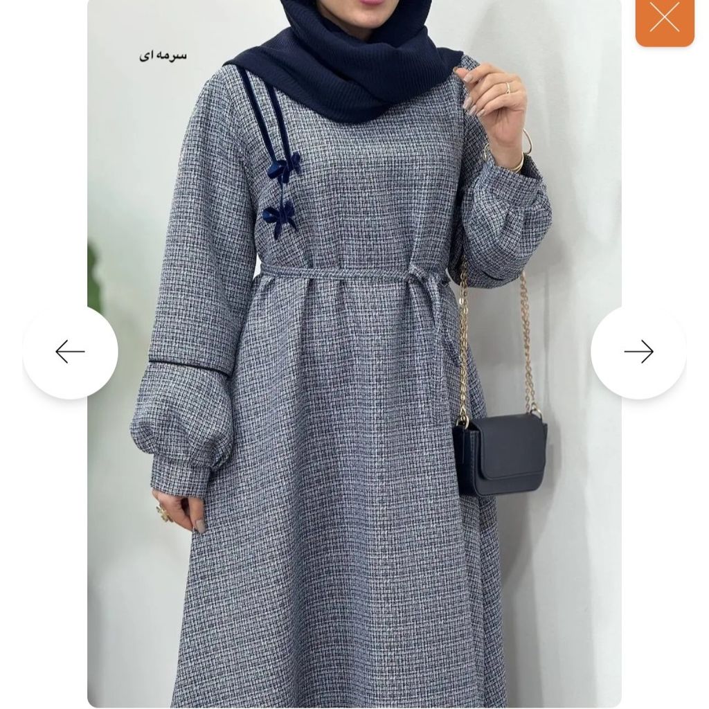 خرید انلاین پیراهن مانتویی بلند سوپر کلوش سها 1 جلی