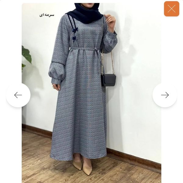 پیراهن مانتویی بلند سوپر کلوش سها 1 جلی