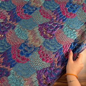 فروش اینترنتی پارچه ژاکارد طاووسی