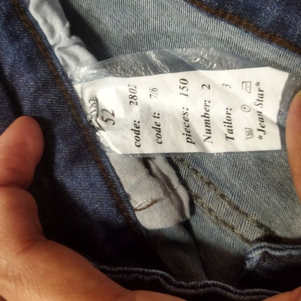 شلوار لی راسته قد 90 زنانه sh5r