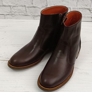 خرید انلاین نیم بوت زنانه چرم طبیعی مدل ناتالی کلاسیک قهوه ای