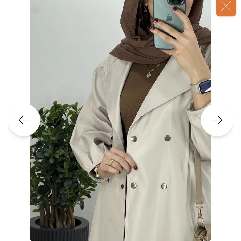 خرید آنلاین بارونی بلند ضد آب سمن