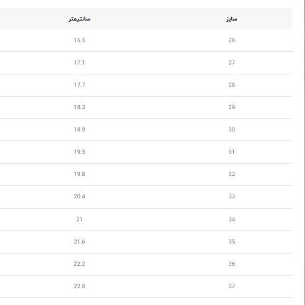 کتونی بچگانه طرح M از کاکا کد 4102002