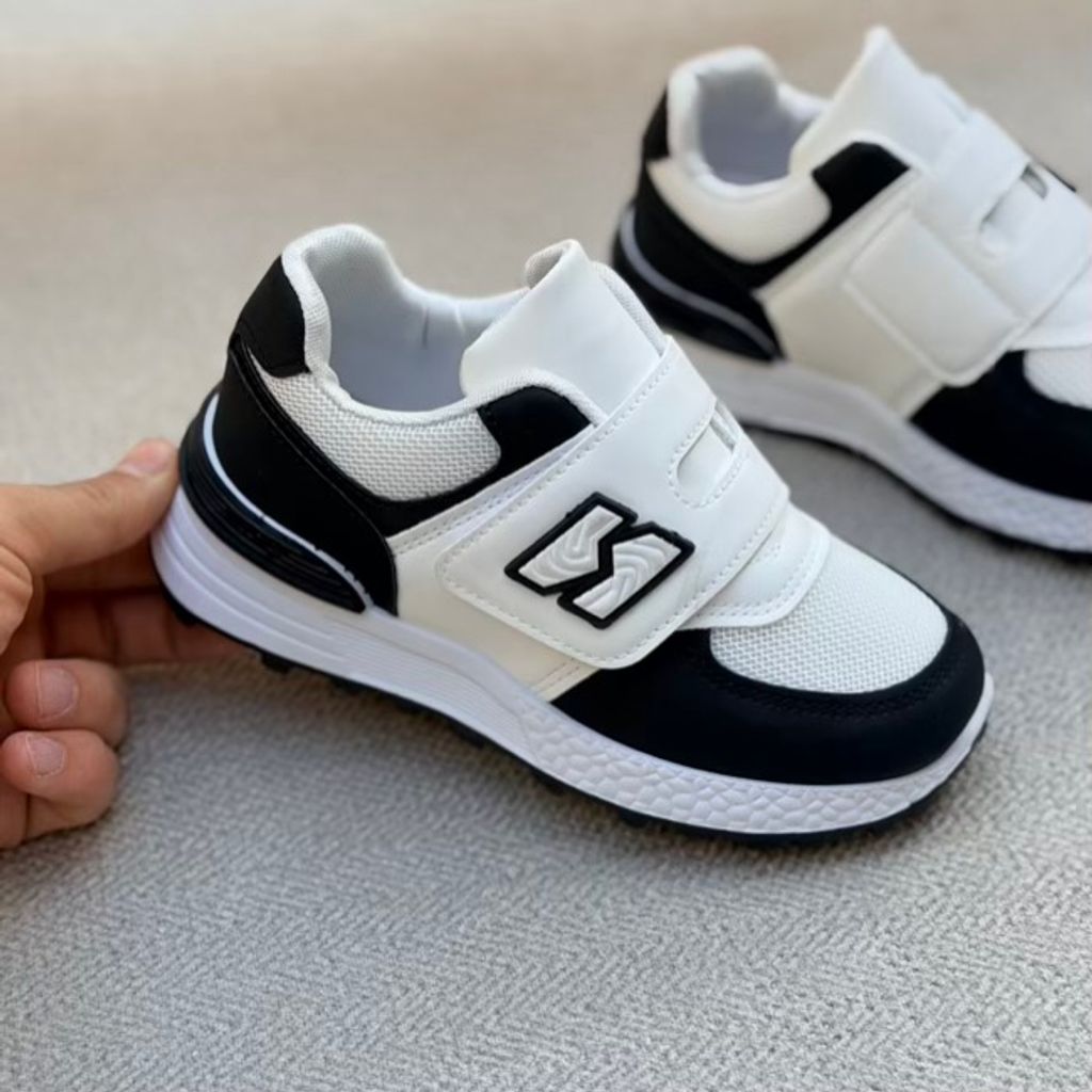 خرید اینترنتی قیمت کتونی بچگونه طرح N چسبی از کاشوز کد 4102201