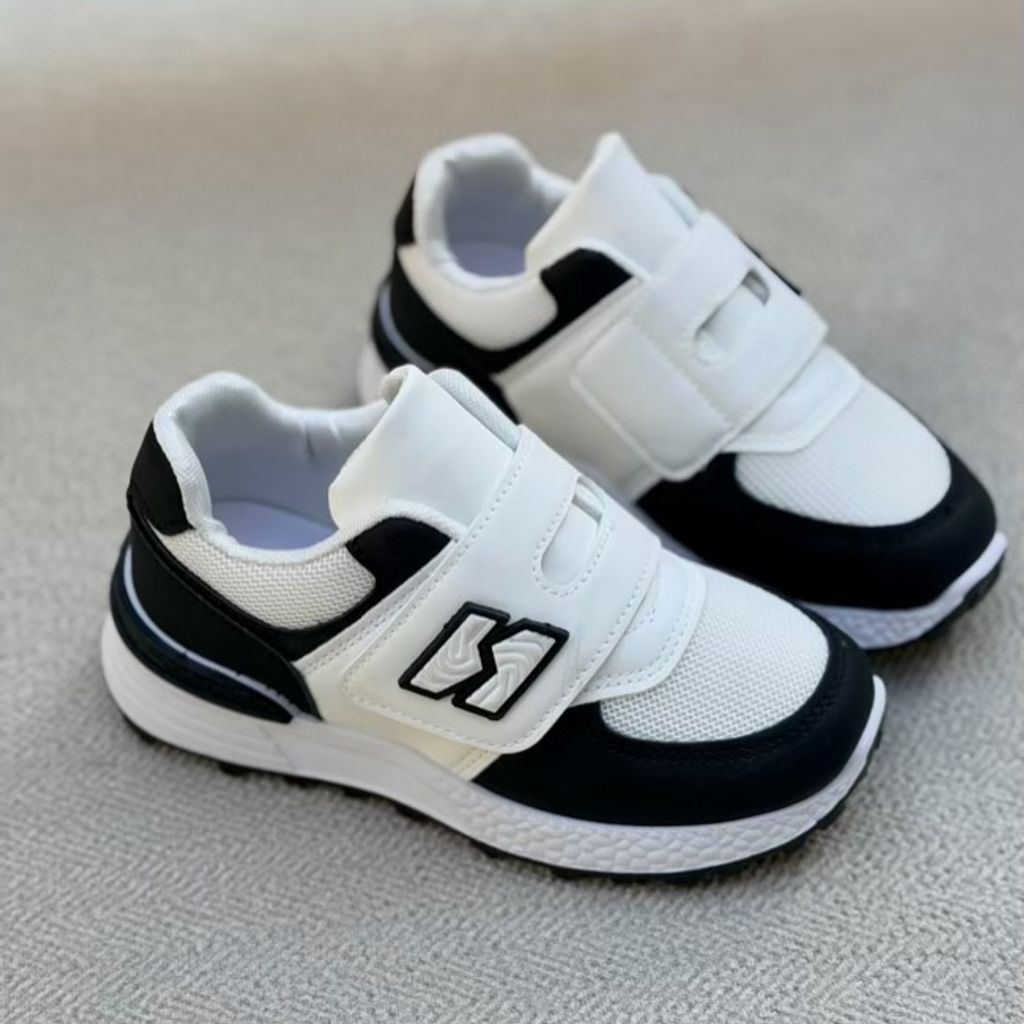 خرید اینترنتی قیمت کتونی بچگونه طرح N چسبی از کاشوز کد 4102201