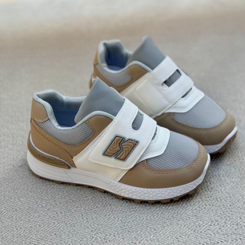 خرید اینترنتی قیمت کتونی بچگونه طرح N چسبی از کاشوز کد 4102201