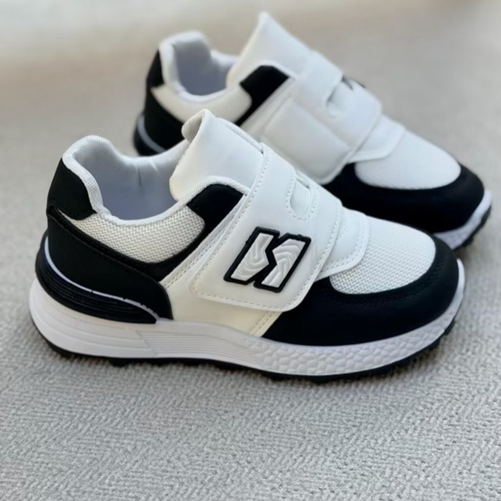 خرید اینترنتی قیمت کتونی بچگونه طرح N چسبی از کاشوز کد 4102201