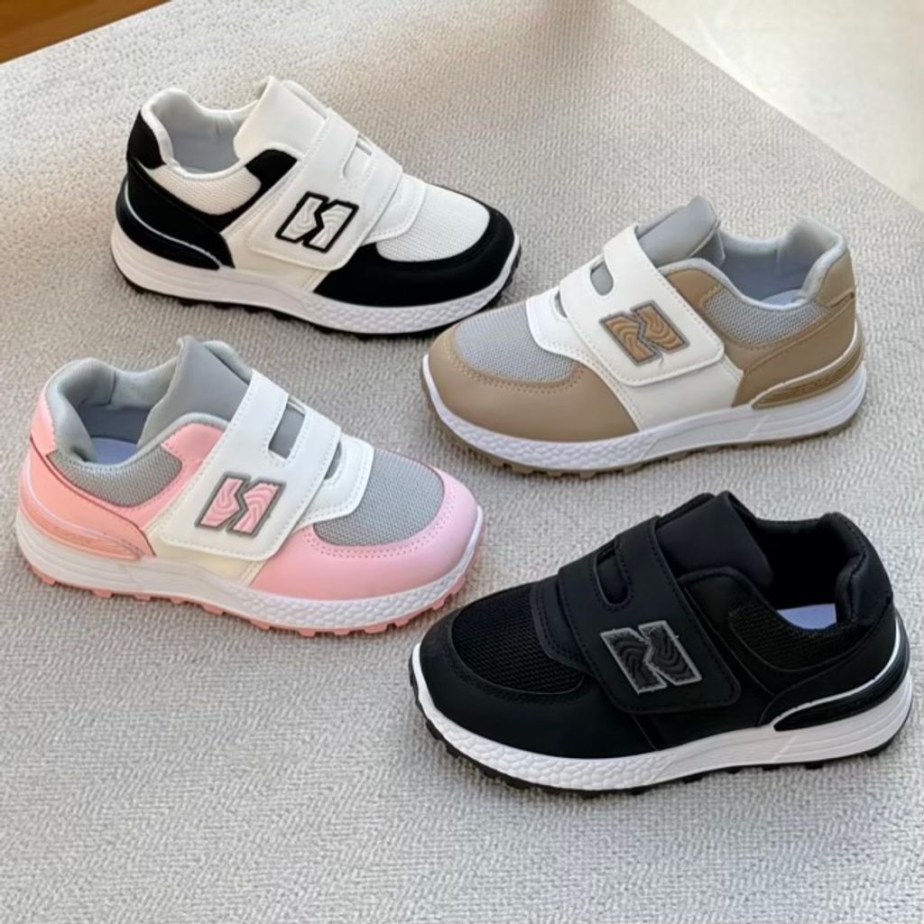 خرید اینترنتی قیمت کتونی بچگونه طرح N چسبی از کاشوز کد 4102201