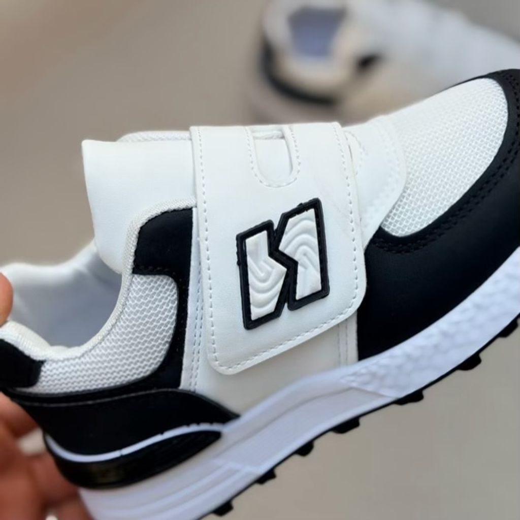 خرید اینترنتی قیمت کتونی بچگونه طرح N چسبی از کاشوز کد 4102201