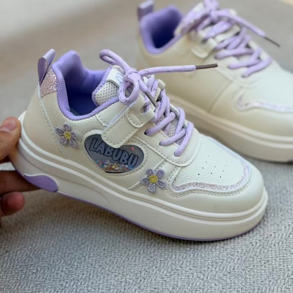 خرید اینترنتی قیمت ونس بچگانه طرح لبوبو گل از A+B کد 4102004