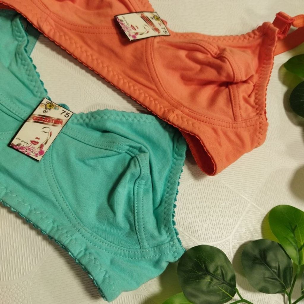 مشخصات سوتین نخی دو لایه زنانه سایز 75