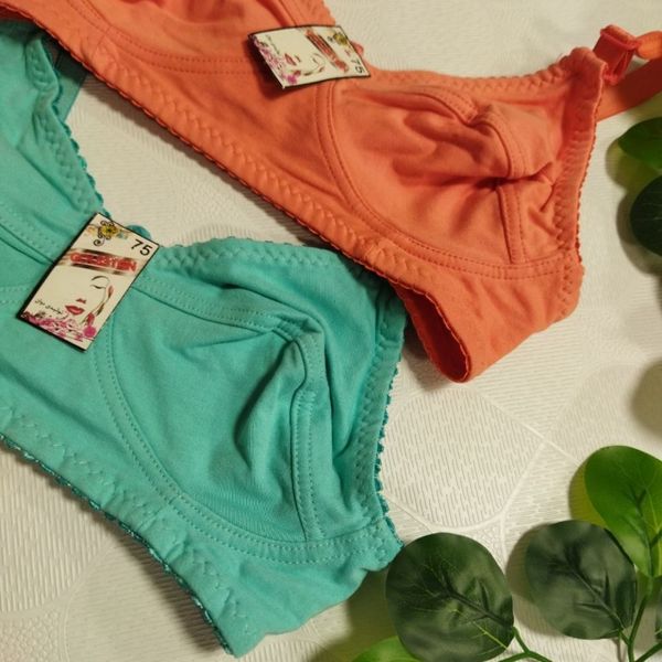 سوتین نخی دو لایه زنانه سایز 75