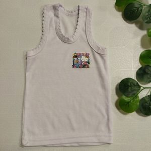 زیرپوش رکابی بچگانه سفید zr