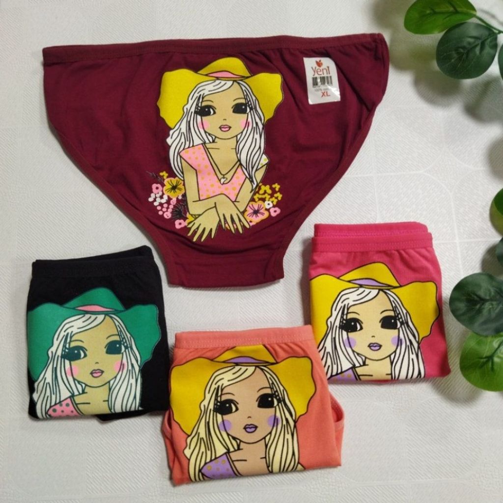 قیمت ارزان شورت نخ پنبه‌ای پشت چاپ سایز xl زنانه