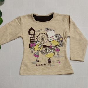 بلوز آستین بلند دخترانه blz6r5