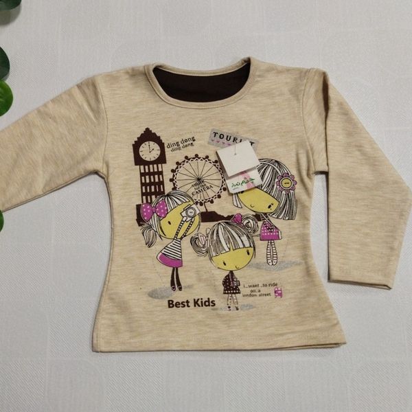 بلوز آستین بلند دخترانه blz6r5