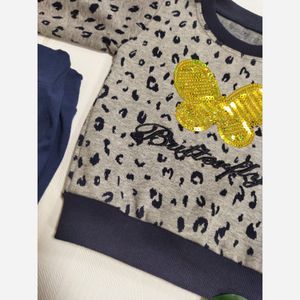 ست بلوز شلوار دخترانه پروانه ای st73