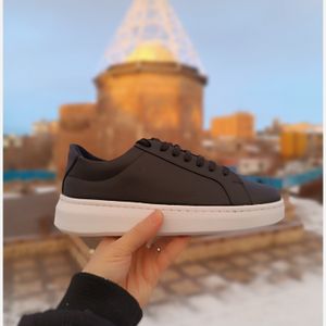 خرید اینترنتی قیمت کتونی مردانه ونس مشکی زیره سفید زارا