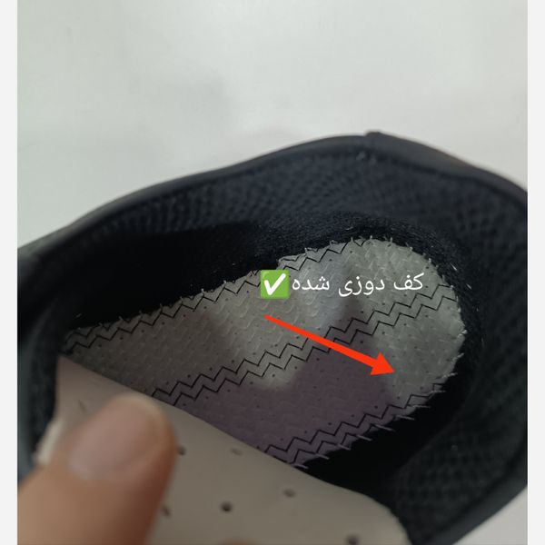 کتونی مردانه ونس مشکی زیره سفید زارا کیفیت بالا