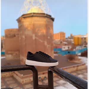 خرید آنلاین کتونی مردانه ونس مشکی زیره سفید زارا کیفیت بالا