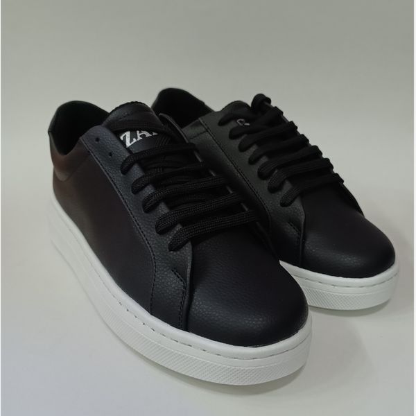 کتونی مردانه ونس مشکی زیره سفید زارا کیفیت بالا