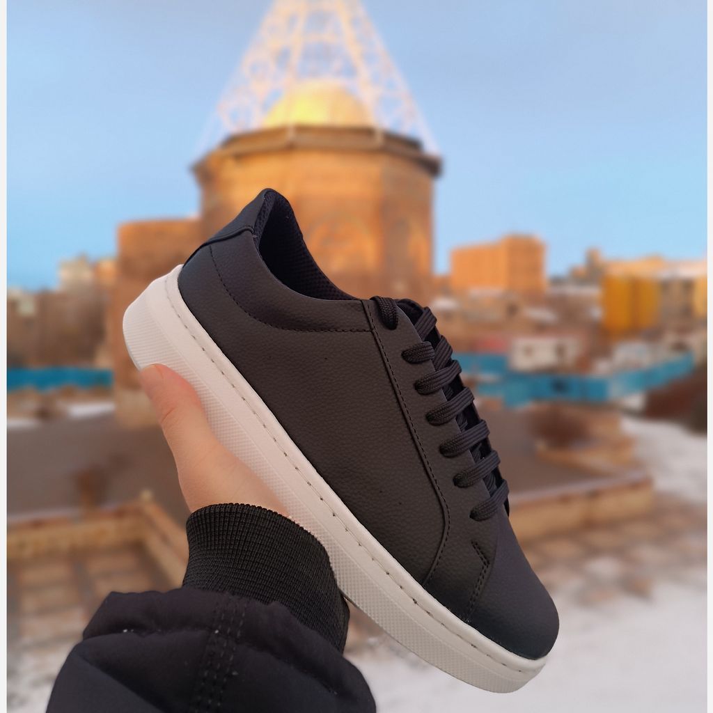 قیمت کتونی مردانه ونس مشکی زیره سفید زارا کیفیت بالا