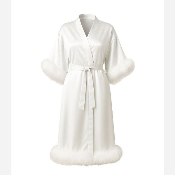 لباس خواب ساتن توری و کاستوم