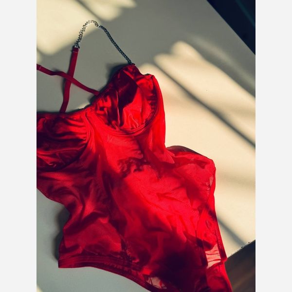 لباس خواب ساتن توری و کاستوم