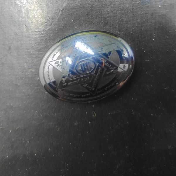 نگین حدید انگشتر فاخر حرز شش گانه لوح سلیمانی