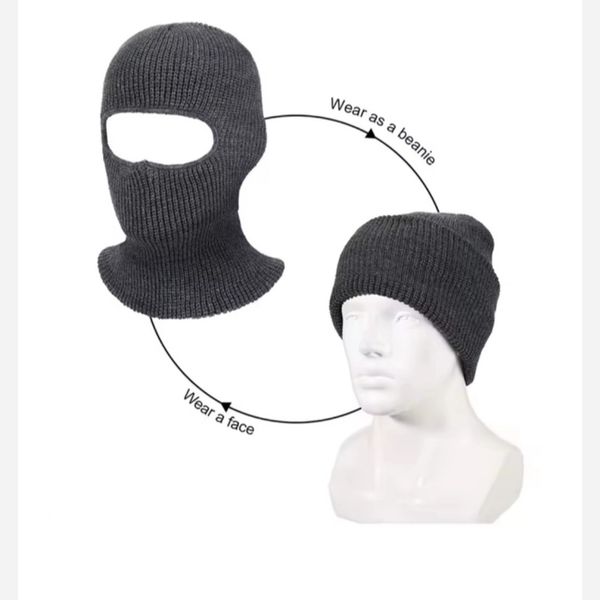 کلاه بافت فیس ماسک مدل چشمی (بالا کلاوا)