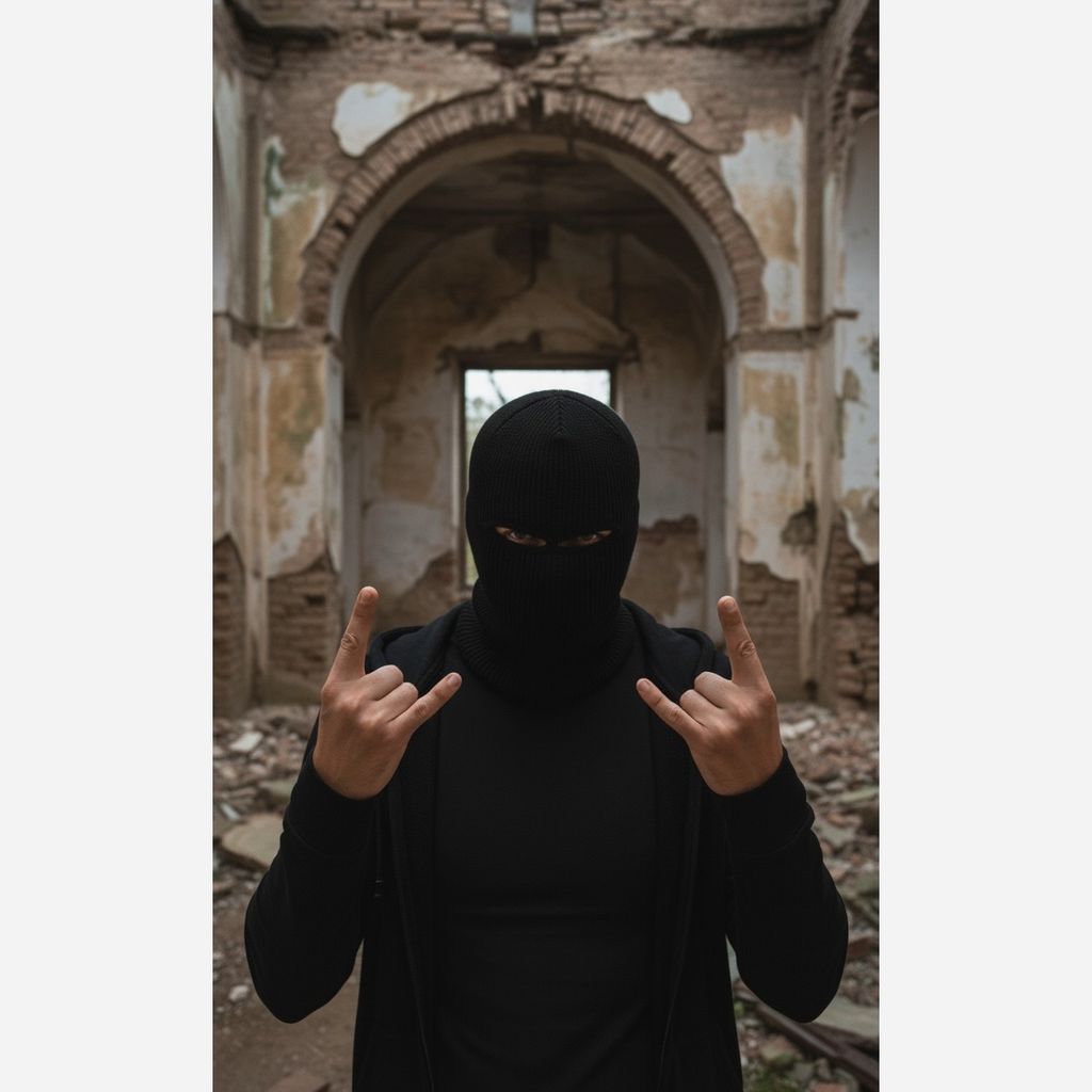 خرید آنلاین کلاه بافت فیس ماسک مدل چشمی (بالا کلاوا)